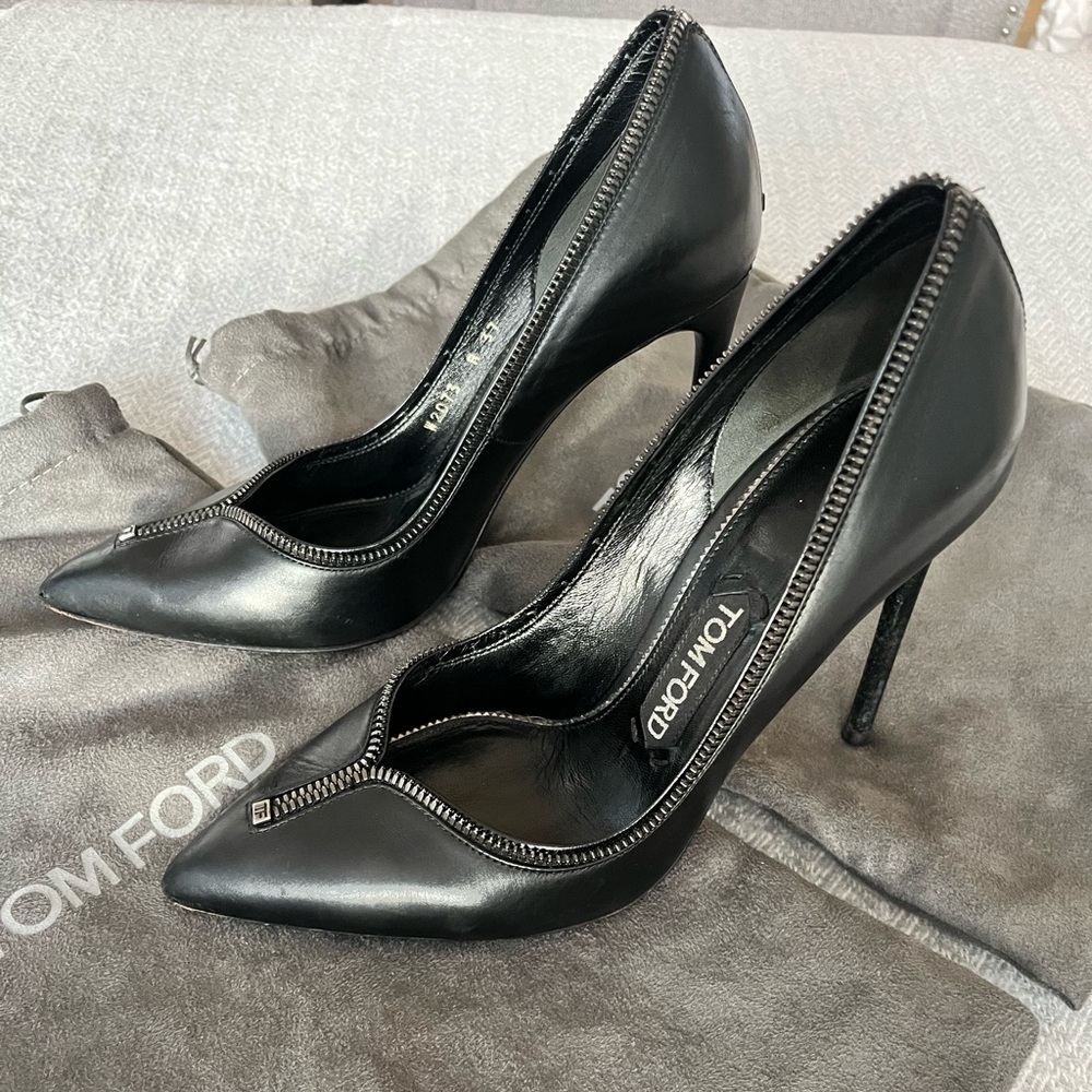 Tom Ford Zipper Pump Heels - Picture 2 of 13